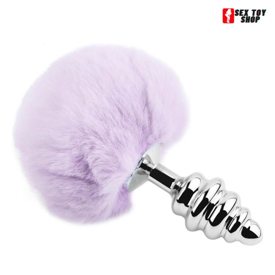 Rabbit Bunny Tail Stainless Steel Anal Plug  Anal Plug