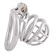 Stainless Steel Ergonomic Design Small Male Chastity Device (1.77 inch / 45mm)